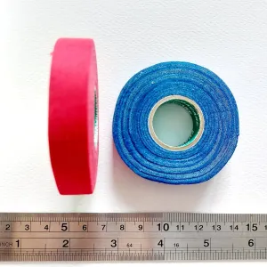 1 Pair RED & Blue of Collective Tapes - Fabric Long 10 Yard - Rooster Protection for Gallos Poultry Chicken para Botas Cocks Breeding Cover Safety Leg Protect & Care
