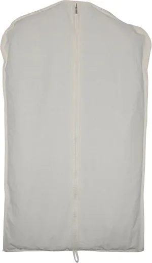 100% cotton canvas garment bags for closet storage and travel suit bags for clothes, coats, jackets, shirts, dresses suit garment cover for hanging clothes storage (24''x59'')