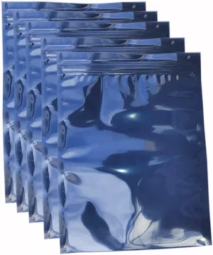 100pcs Antistatic Bags 5.9x7.8in/15x20cm, Resealable ESD Bag, Suitable for SSD Hard Disk and Various Electronic Devices