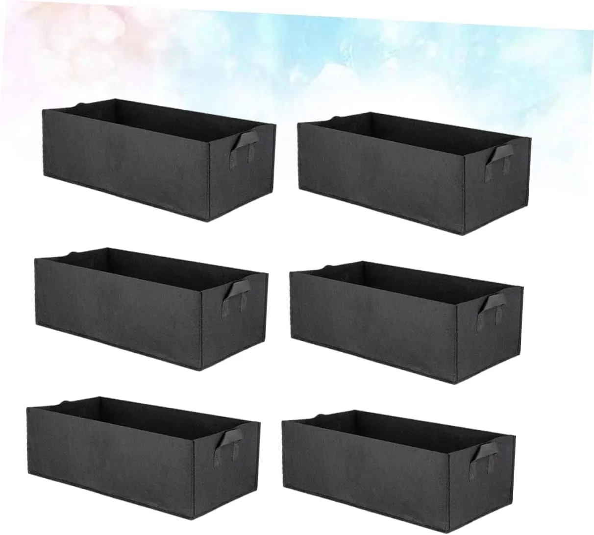 12 Pcs 10 Gallon Grow Bags Potato Grow Bag Square Grow Bag Garden Plant Cultivation Bag Potato Growing
