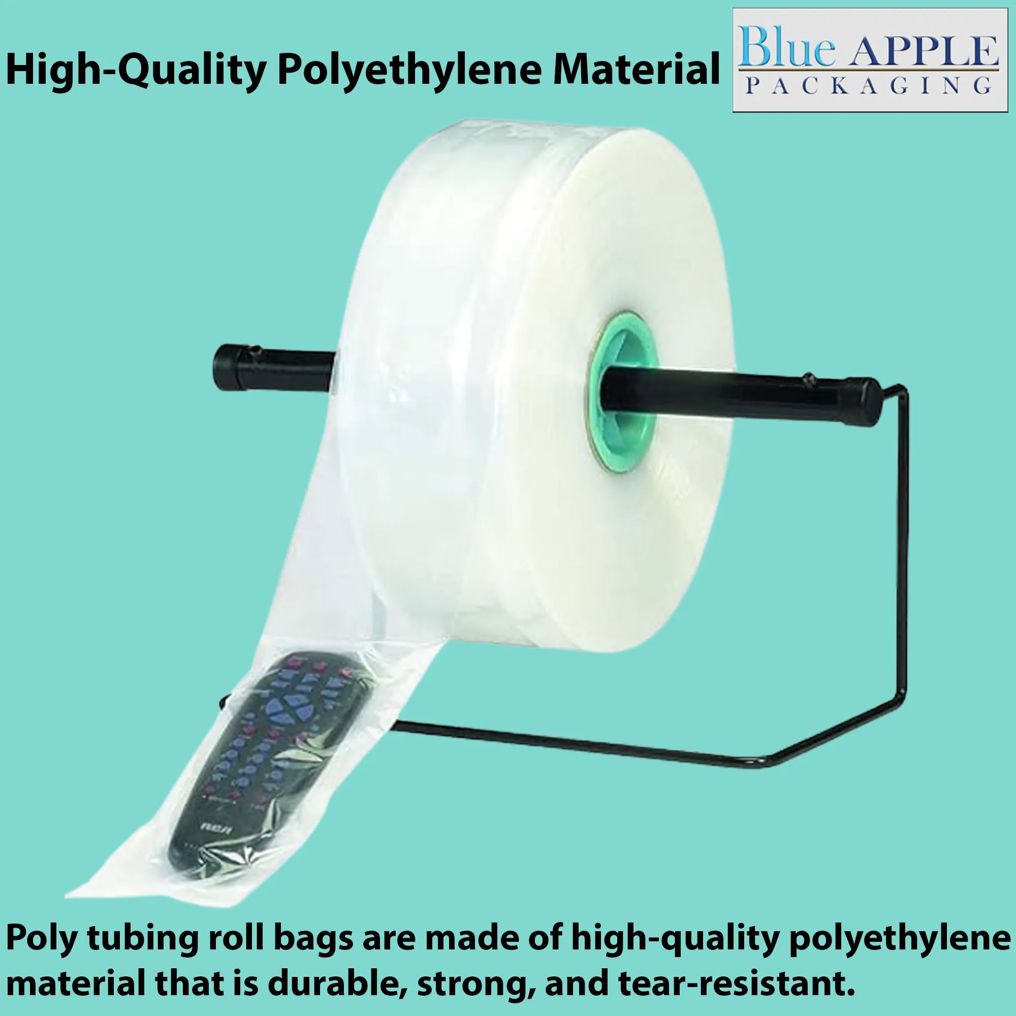 14 inch x 725ft Poly Tubing Roll 6 Mil LDPE Low Density