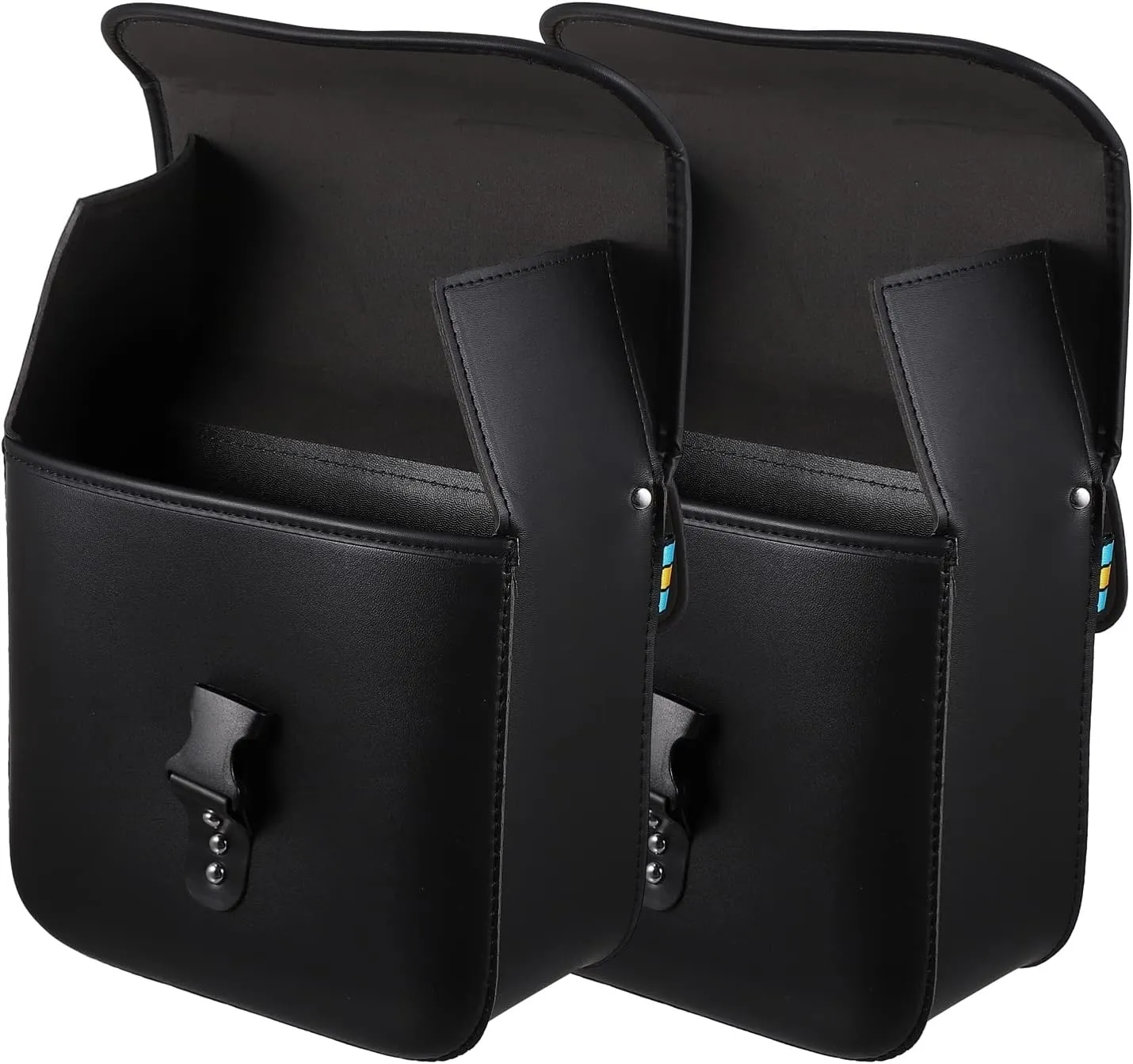 1Pair Motorcycle Side Bag Durable Motorbike Tool Bag Lightweight Portable Storage for Motorbikes Easy to Install Environmental Friendly Design