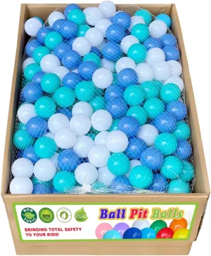 200/500/1000/2000 Count Plastic Soft Plastic Ball Pit Balls Colorful Play Pit Balls for Pet Dogs Ball Pit 2.2" Large Phthalate Free Bpa Free Balls for Toddlers 1-3 Baby Kids