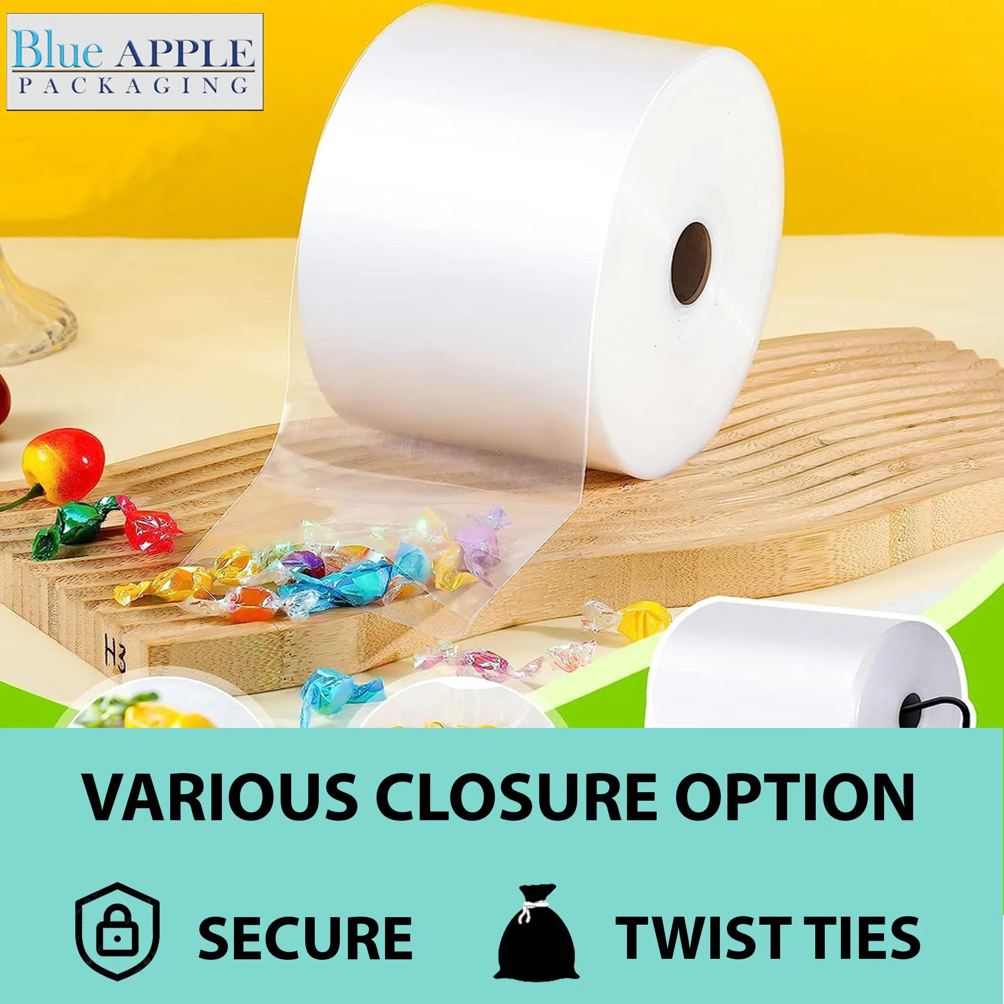 3 inch x 1075ft Poly Tubing Roll 4 Mil LDPE Low Density
