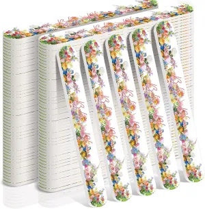 50 Pcs Baby in Bloom Baby Shower Favors Decorations Party Games Winners Prizes Gifts Bulk Floral Emery Board Nail File for Adults Guests Gender Reveal Favors Decorations Gift Bags Stuffers