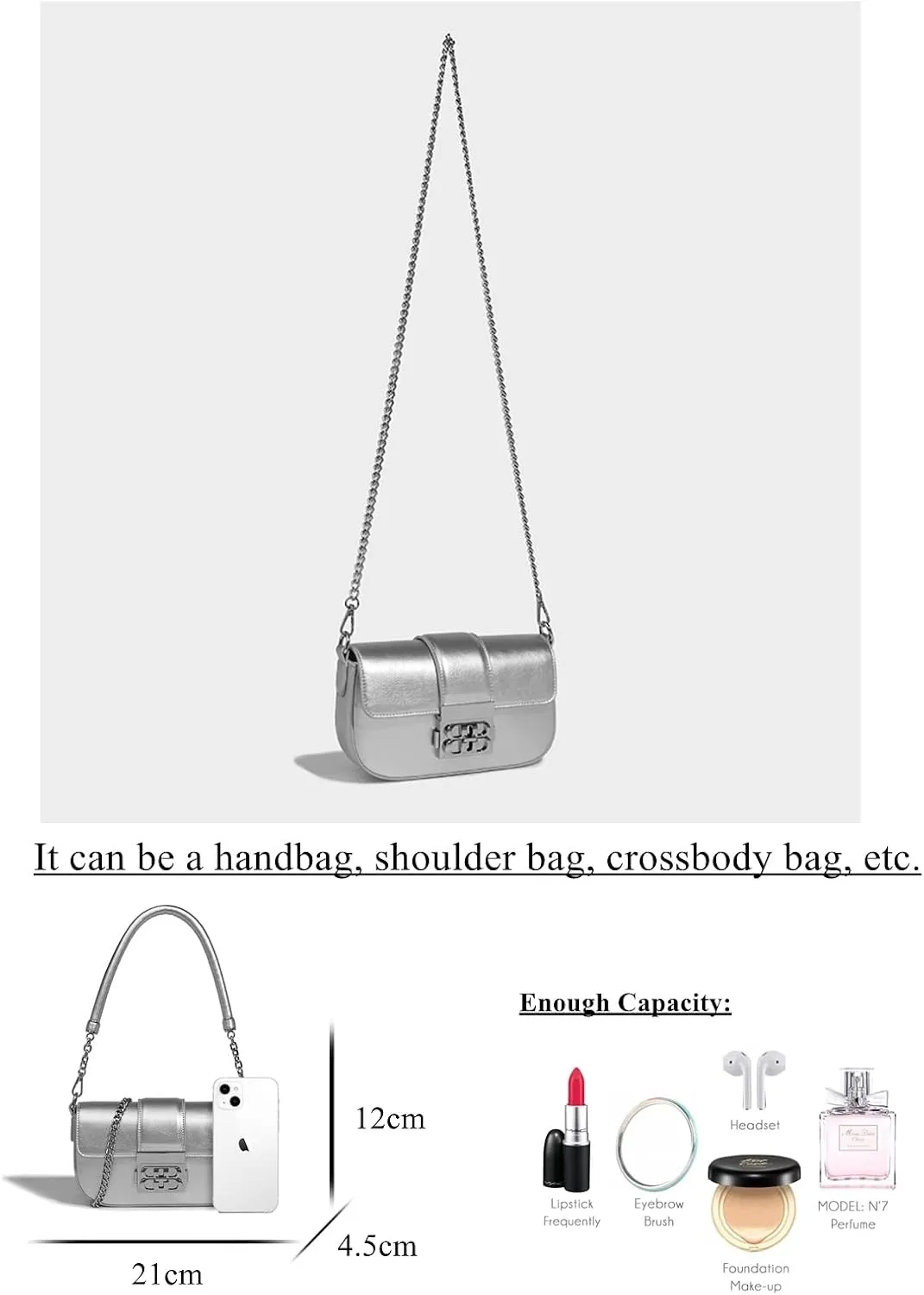 90s Shoulder Bags Women, Trendy Handbag Girls Chic Style Crossbody Clutch Purse Fashion