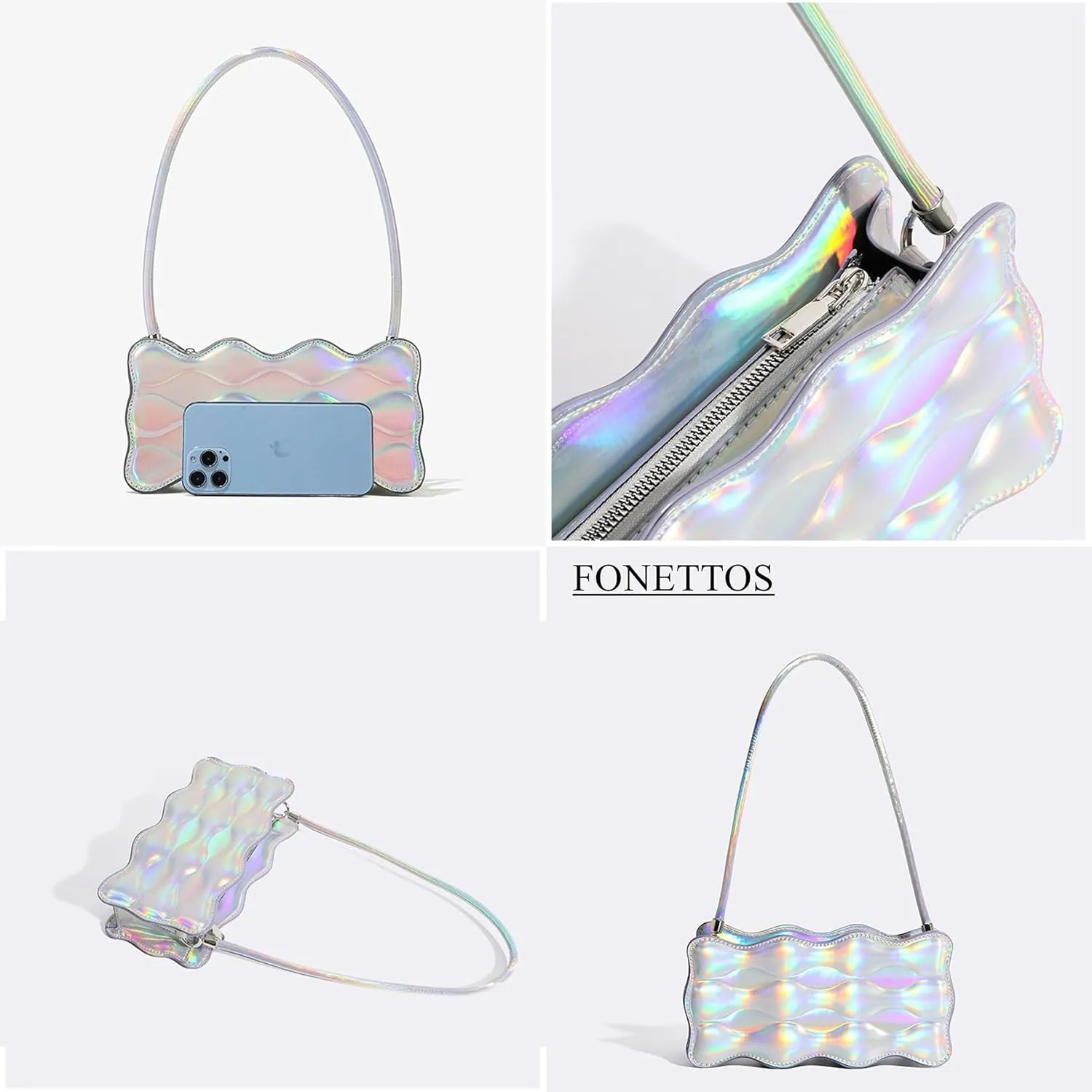 90s Shoulder Bags Women, Trendy Handbag Girls Chic Style Crossbody Clutch Purse Fashion