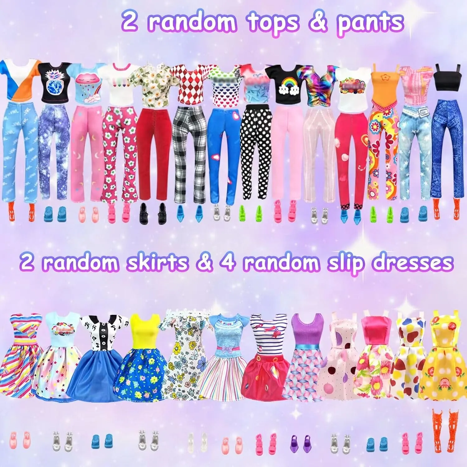 92Pcs Doll Clothes and Accessories with Doll Closet for 11.5 Inch Doll Fashion Design Kit Girl Dress Up Including Fashion Dress Outfits Tops and Pants Shoes Hangers Bags Necklaces Girls Toy Gifts