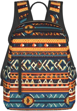 African National Patterns Print Lightweight Backpack, Travel Bookbag College Bag,Laptop Backpack For Men Women
