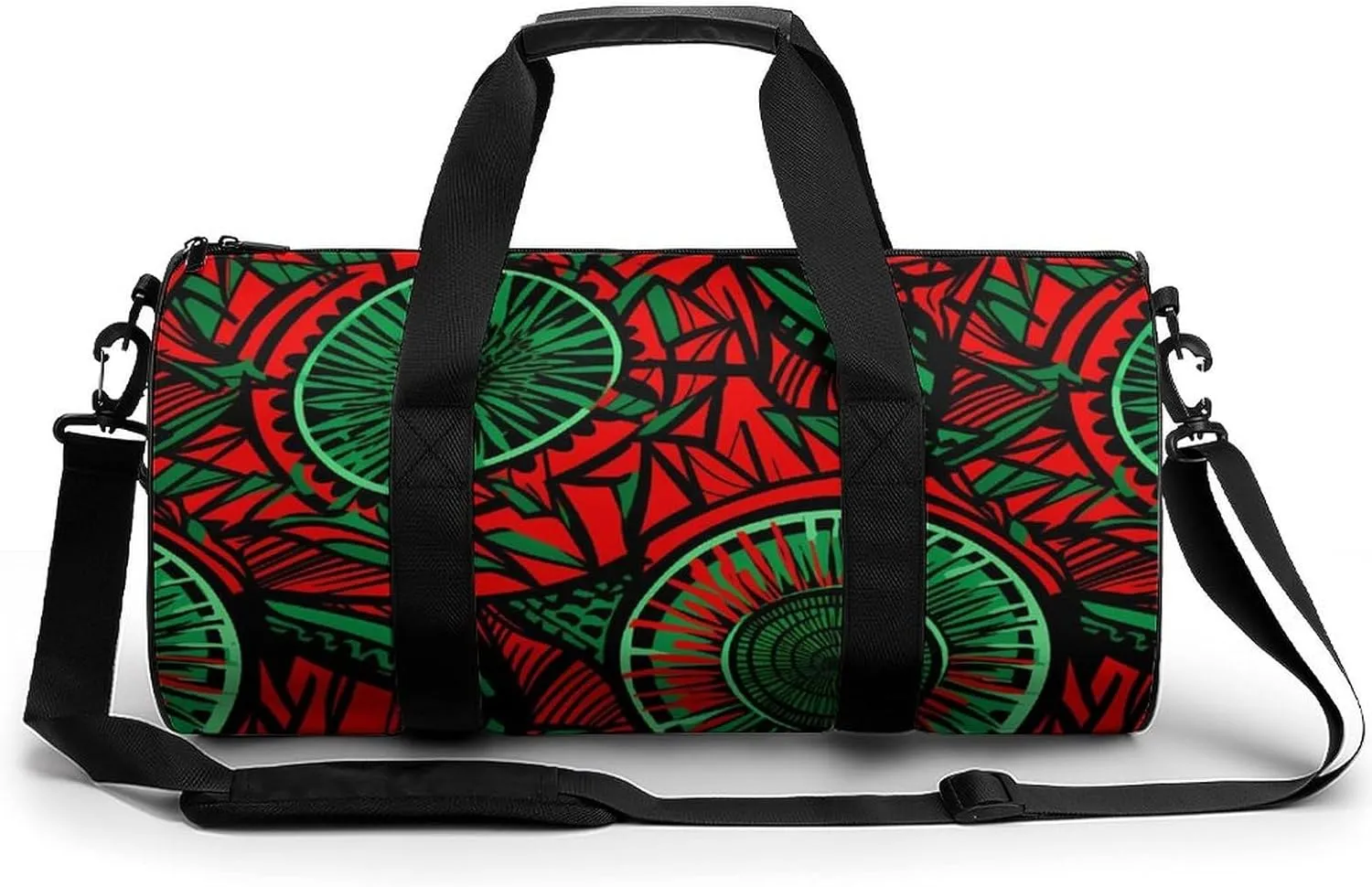 African Wax Print Novelty Large Duffel Bag Lightweight Gym Bag Travel Tote Bags