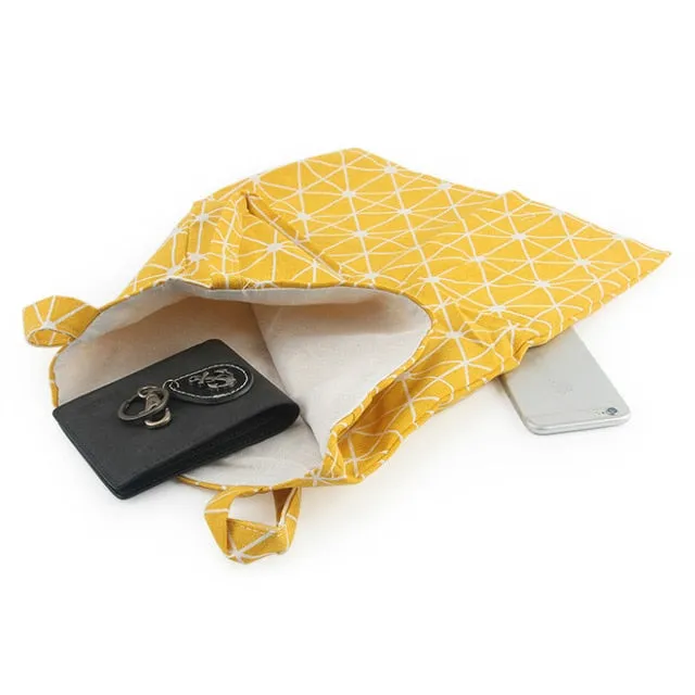 Allover Pattern Tote Bags