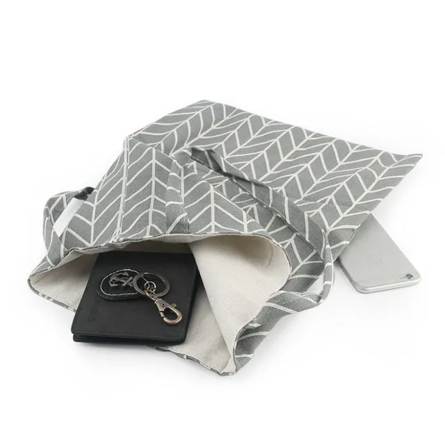 Allover Pattern Tote Bags