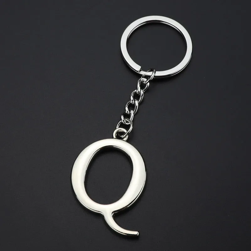 Alphabet Letter Keychain Pendant