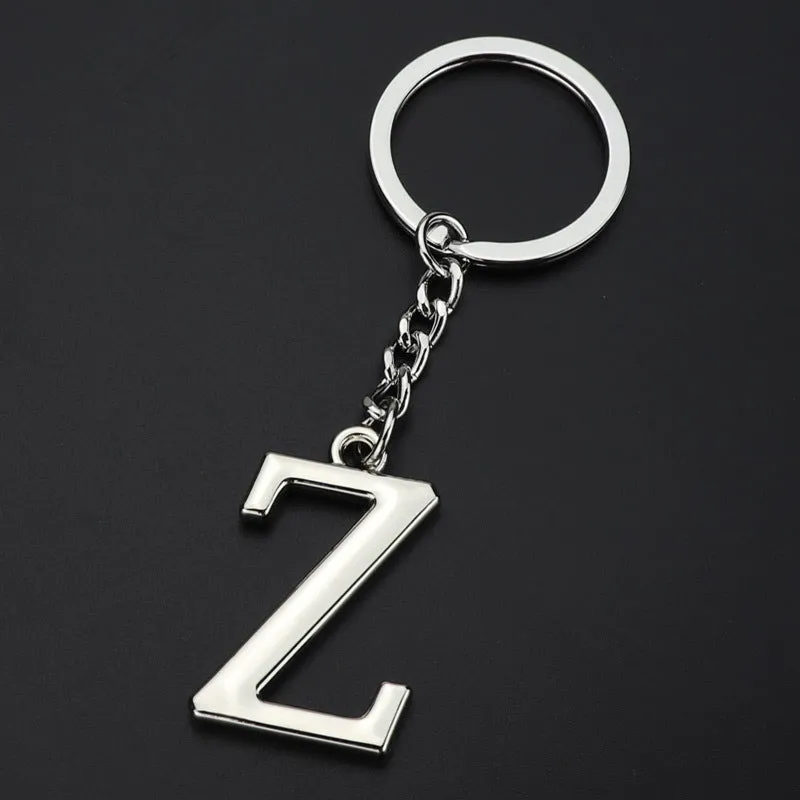 Alphabet Letter Keychain Pendant