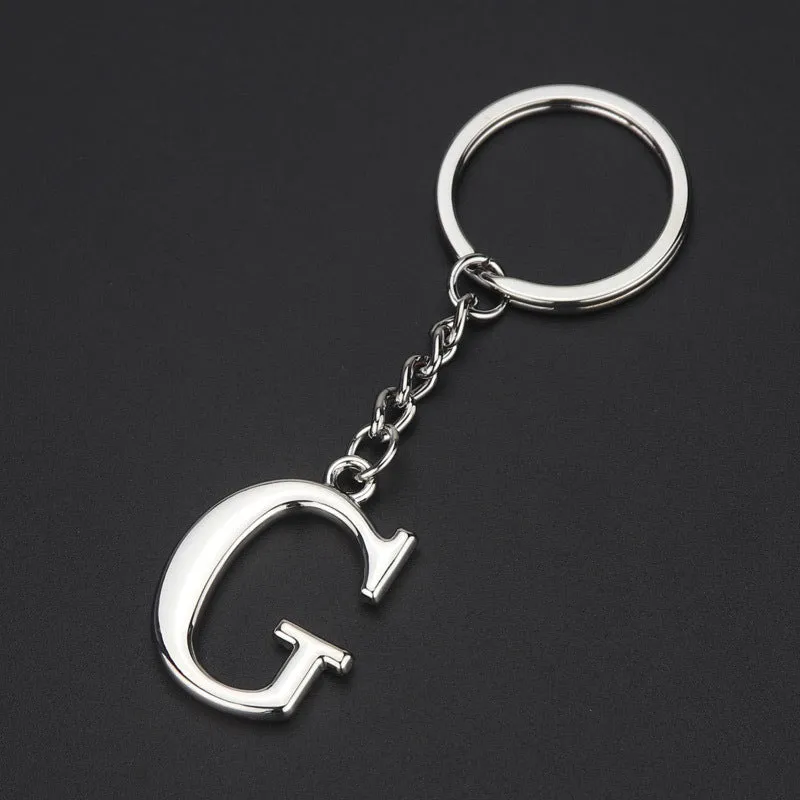 Alphabet Letter Keychain Pendant