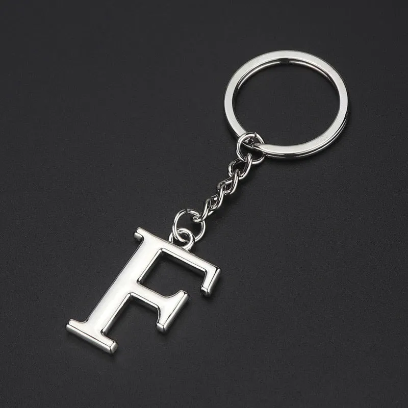Alphabet Letter Keychain Pendant