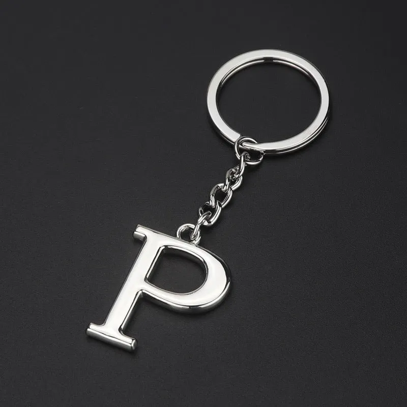Alphabet Letter Keychain Pendant