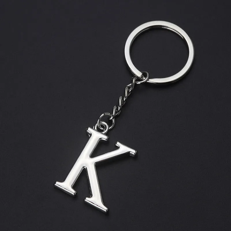 Alphabet Letter Keychain Pendant