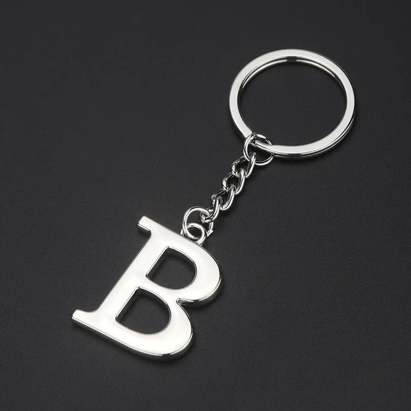 Alphabet Letter Keychain Pendant