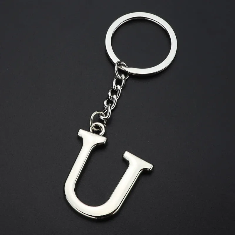 Alphabet Letter Keychain Pendant