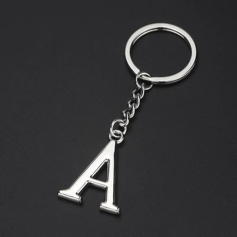 Alphabet Letter Keychain Pendant