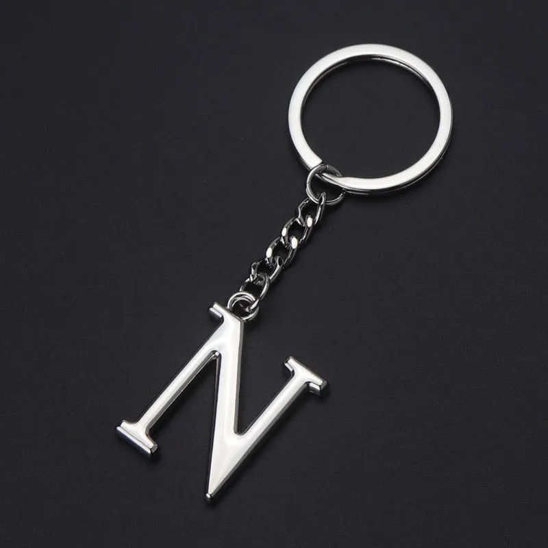 Alphabet Letter Keychain Pendant