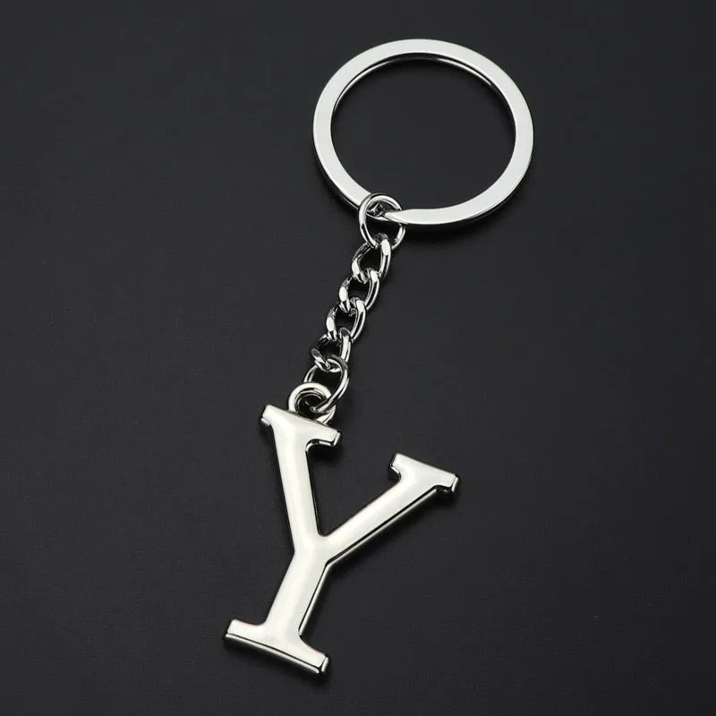 Alphabet Letter Keychain Pendant