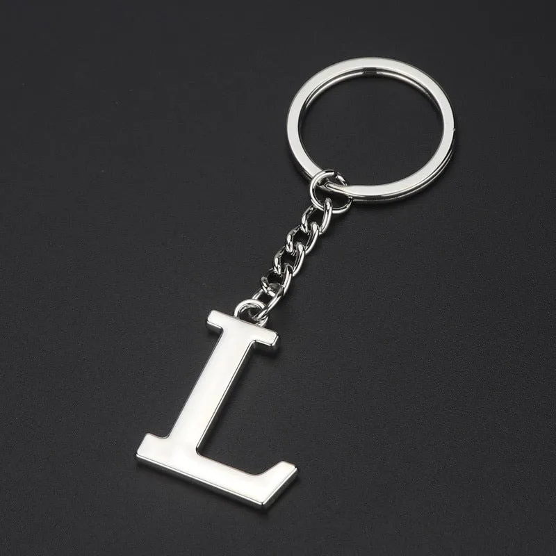 Alphabet Letter Keychain Pendant