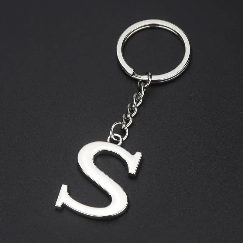 Alphabet Letter Keychain Pendant