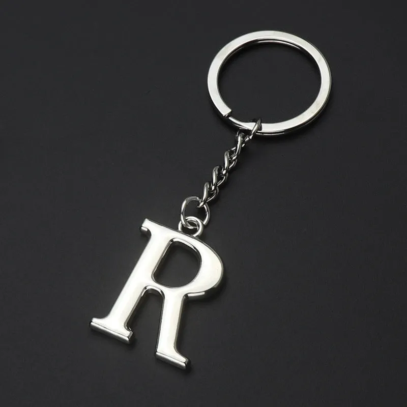 Alphabet Letter Keychain Pendant