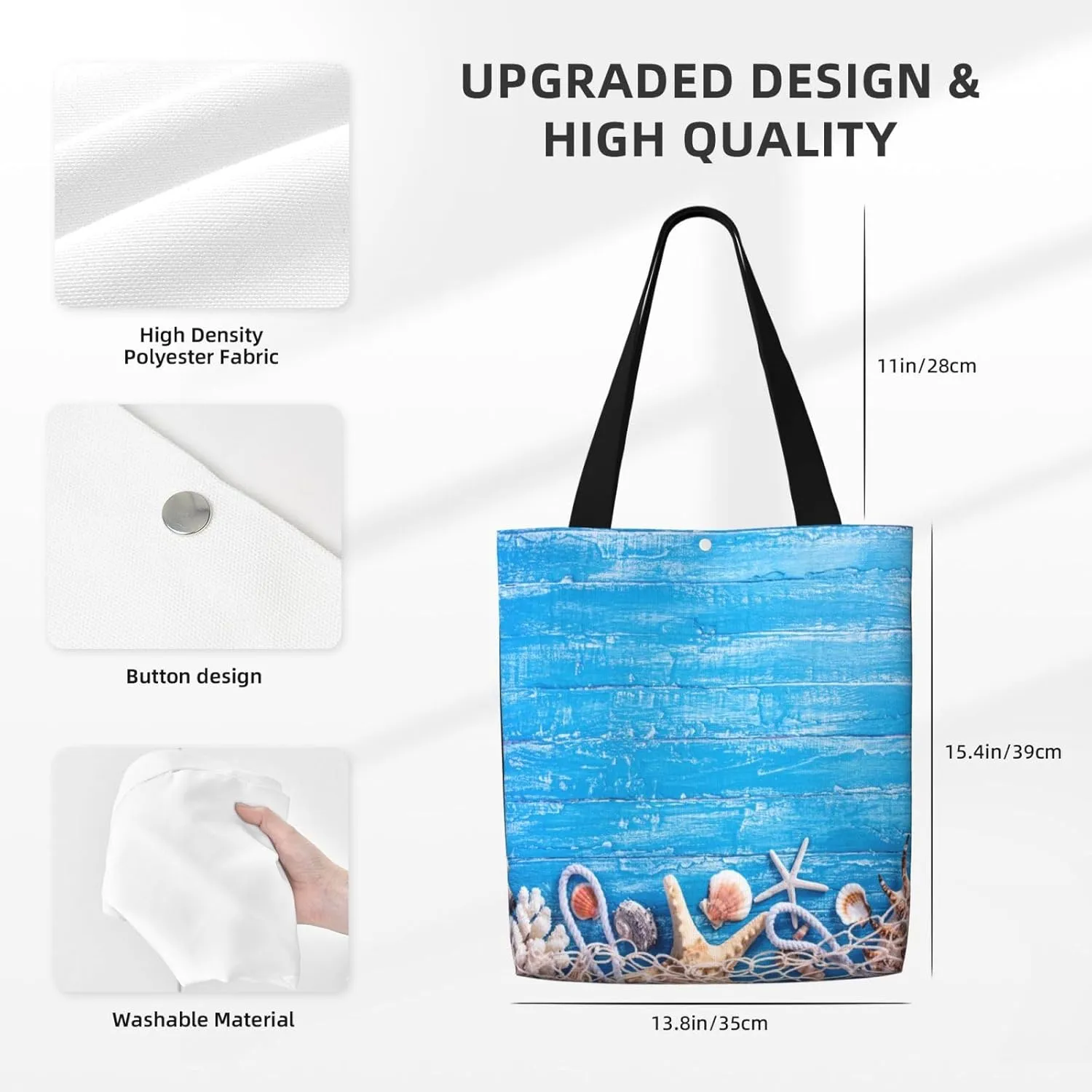 Animal Rooster Cute Canvas Shoulder Bag Reusable Tote Bag Soft Lightweight Cloth Bags For Women Girls Lady Casual