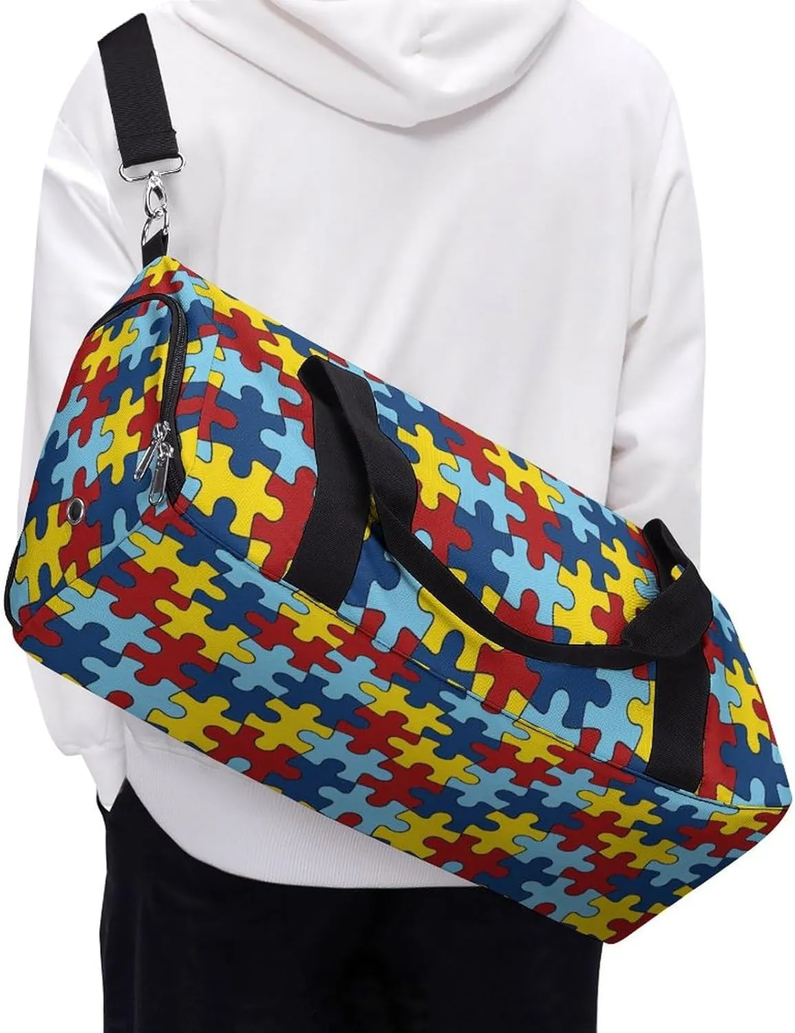 AUTISM AWARANESS Lightweight And Large Capacity Fitness Bag