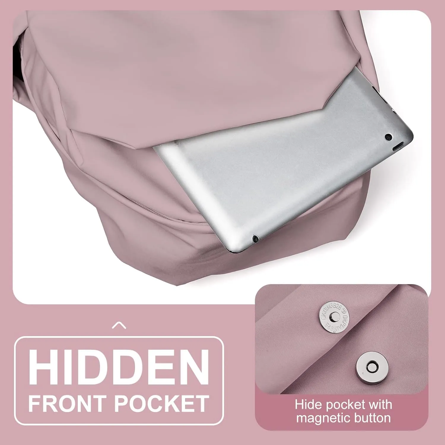 Backpacks for School Bag School Backpack for College Backpacks Bookbag for Women Waterproof Gym Backpack for Men Book Bags Small Simple Backpack Purple