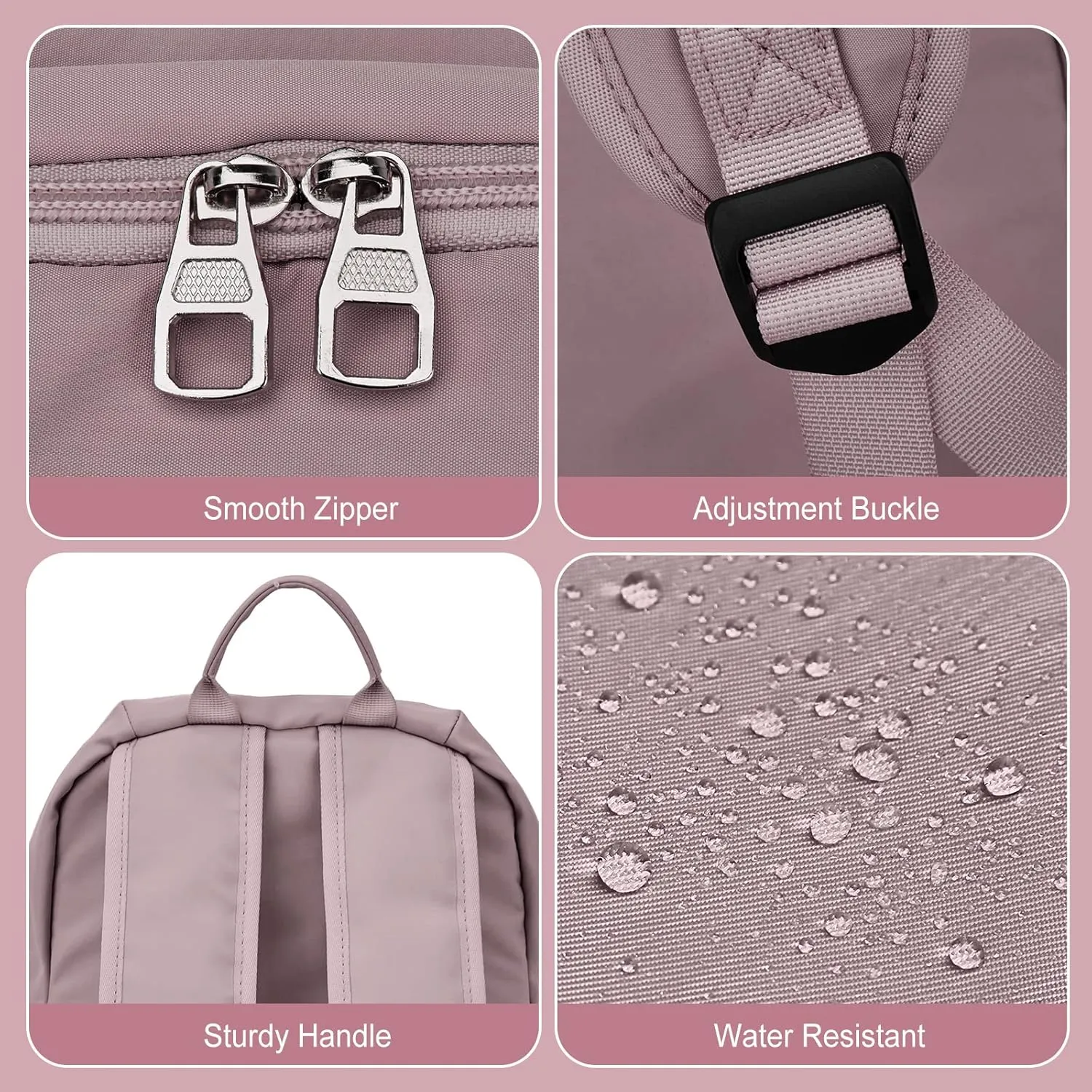 Backpacks for School Bag School Backpack for College Backpacks Bookbag for Women Waterproof Gym Backpack for Men Book Bags Small Simple Backpack Purple