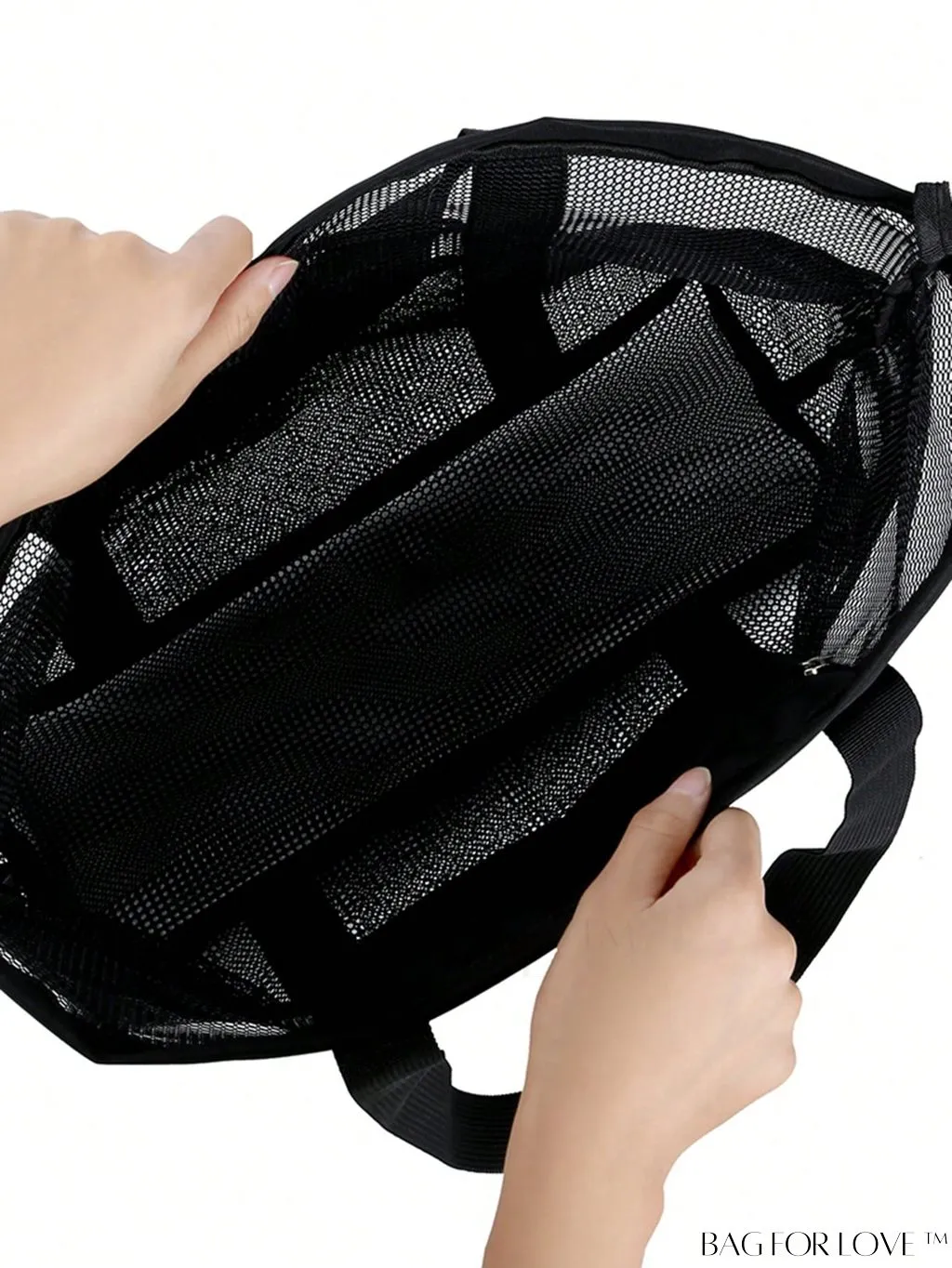 BagForLove - Minimalist Black Shopper Bag with Sleek Design