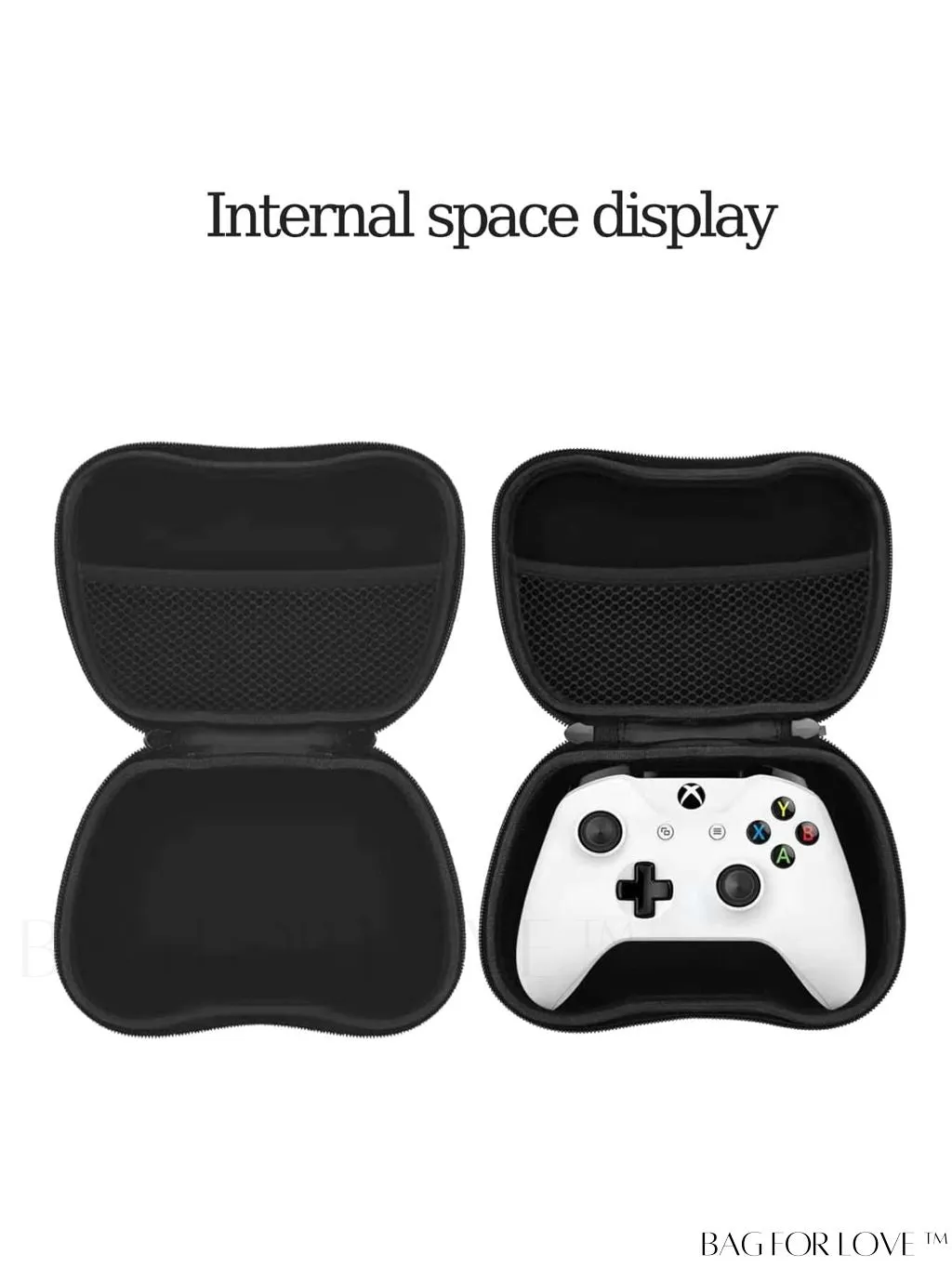 BagForLove - Portable Hard Shell Protective Case with Top Handle for Game Pad Storage