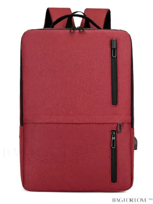 BagForLove - Professional Laptop Backpack - Sleek Solid Color Design