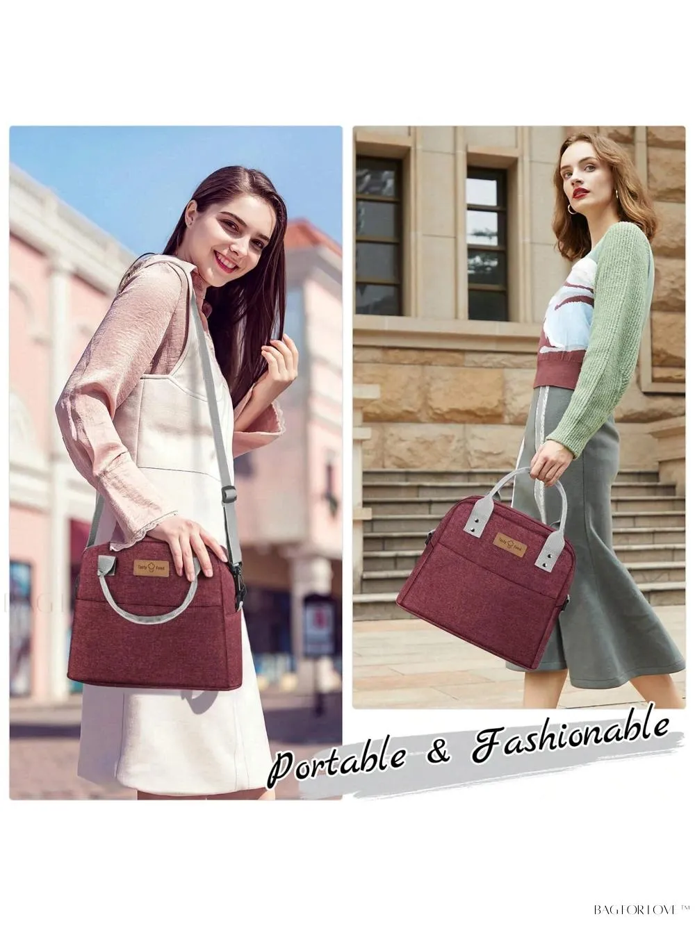 BagForLove - Reusable Thermal Bag For Work And School Commute