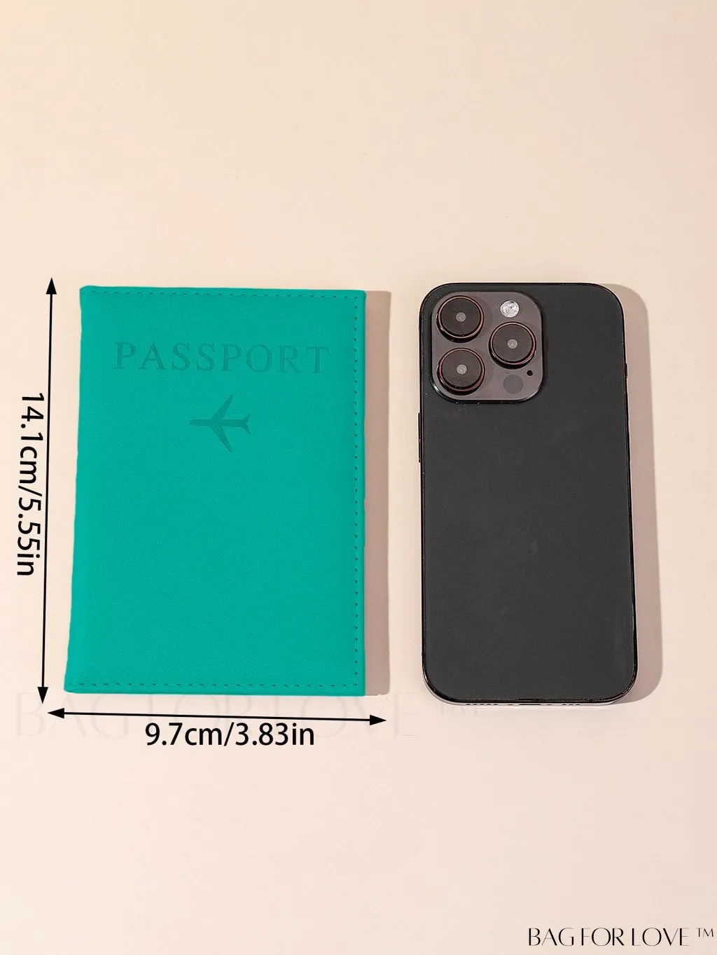 BagForLove - Travel-Ready Marble Pattern Passport Holder