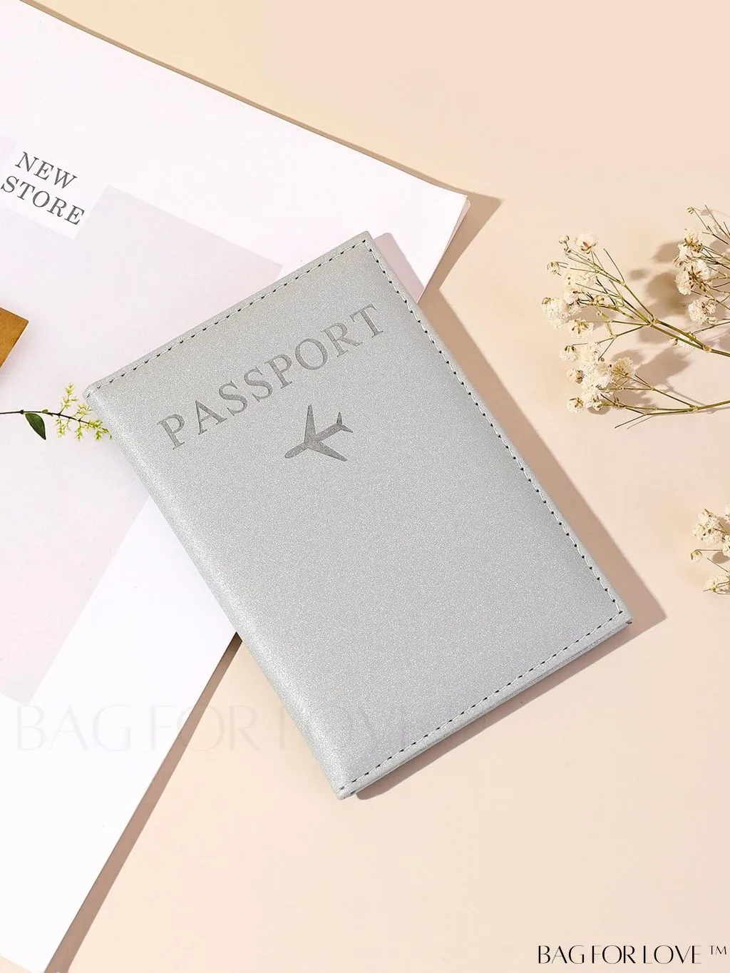 BagForLove - Travel-Ready Marble Pattern Passport Holder