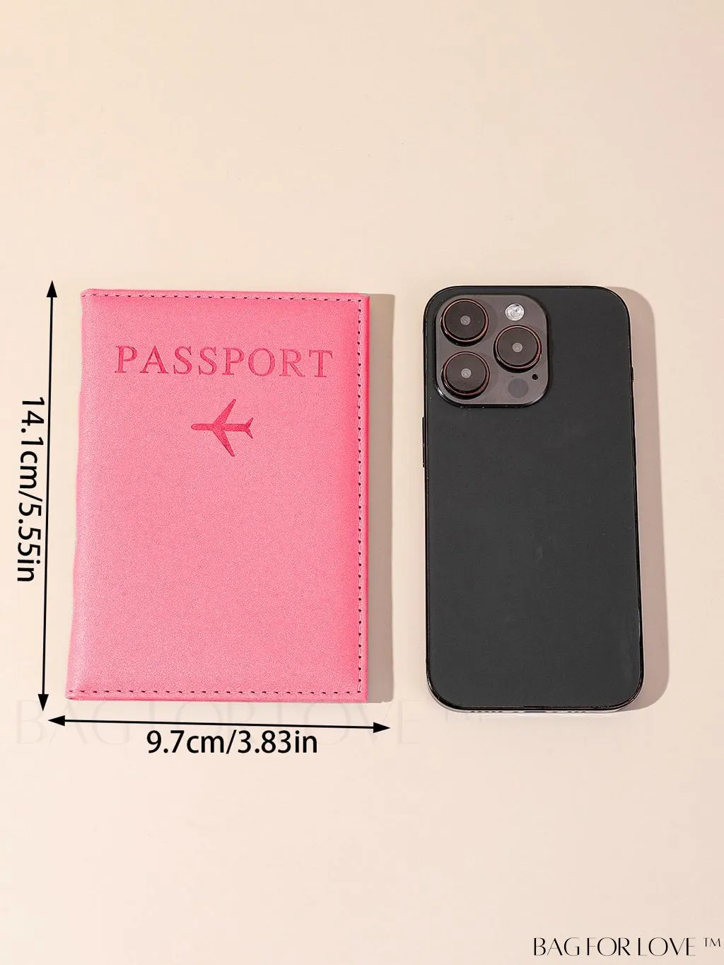 BagForLove - Travel-Ready Marble Pattern Passport Holder