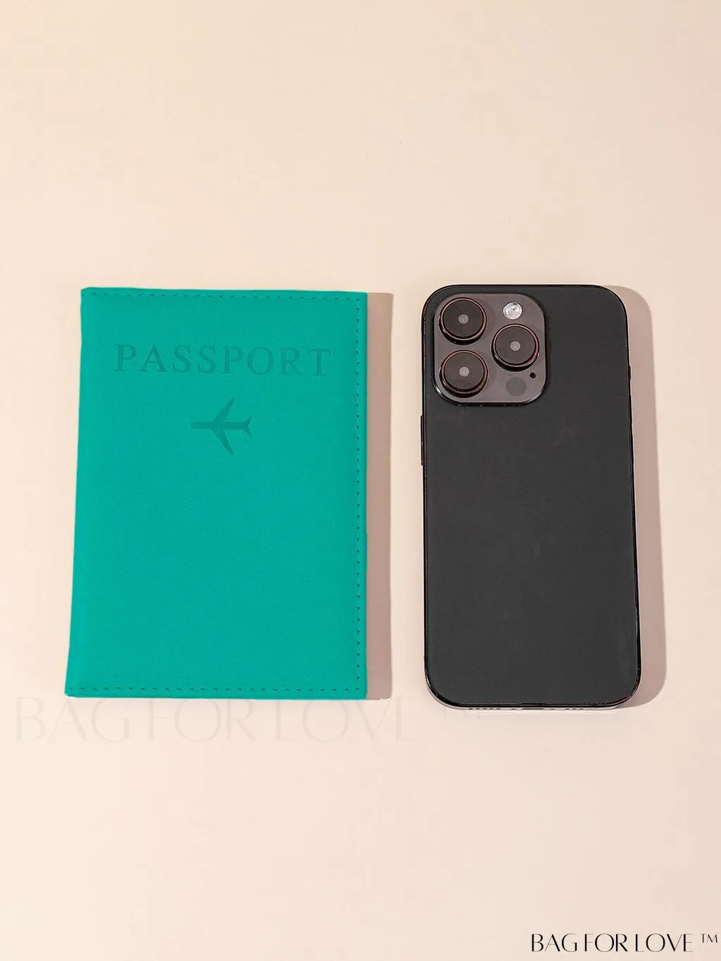 BagForLove - Travel-Ready Marble Pattern Passport Holder