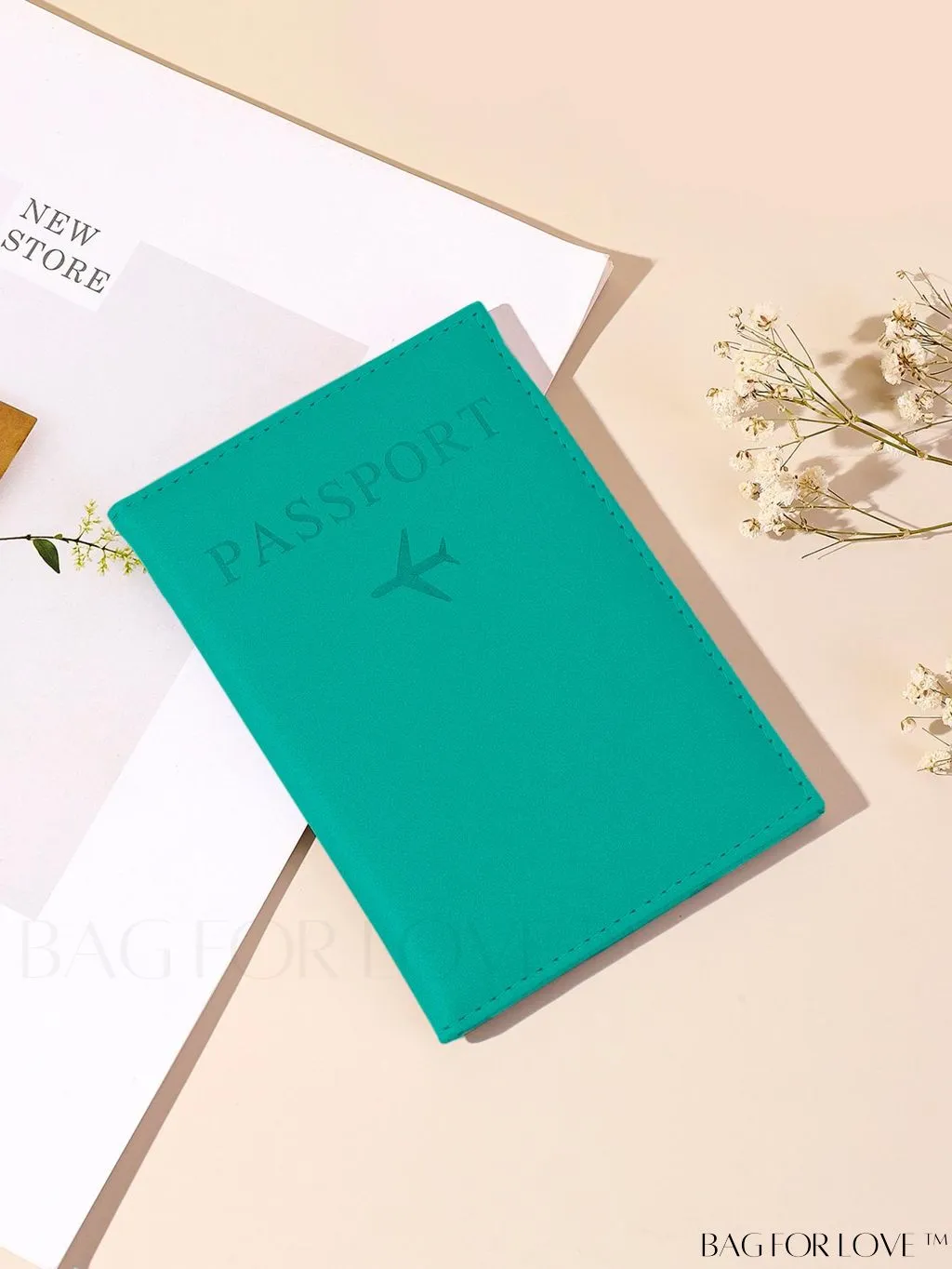 BagForLove - Travel-Ready Marble Pattern Passport Holder