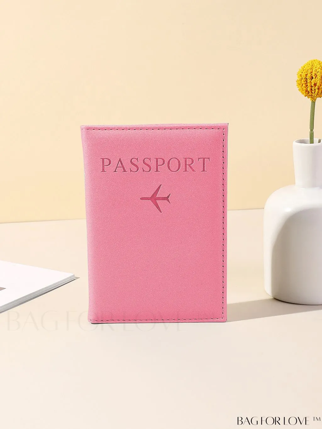 BagForLove - Travel-Ready Marble Pattern Passport Holder