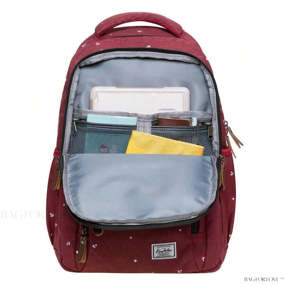 BagForLove - Ultimate College Companion Waterproof Student Backpack for Laptop and Books