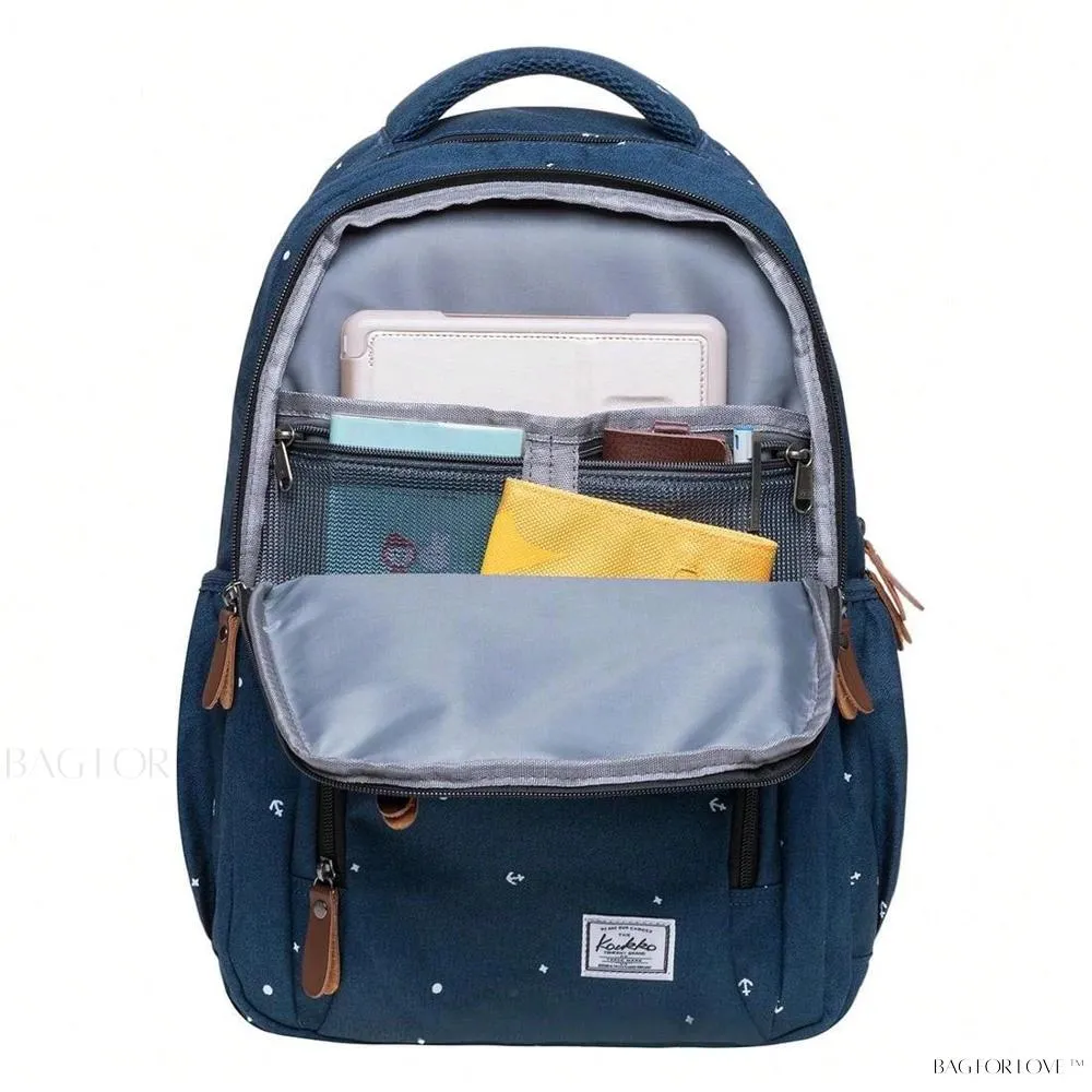 BagForLove - Ultimate College Companion Waterproof Student Backpack for Laptop and Books