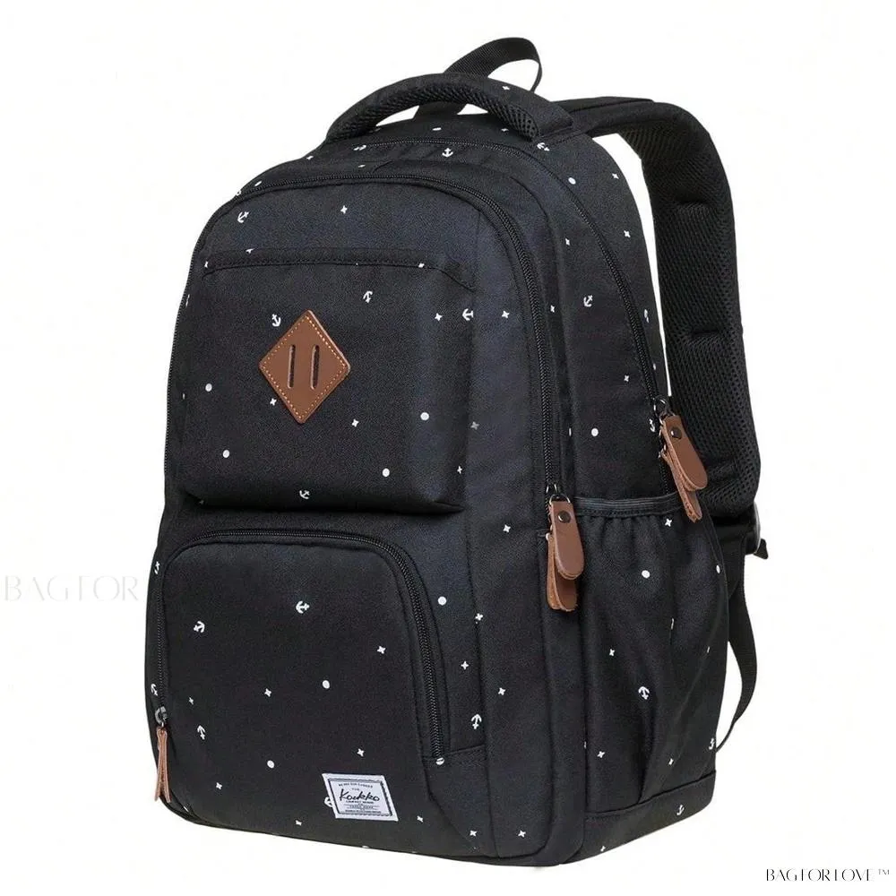 BagForLove - Ultimate College Companion Waterproof Student Backpack for Laptop and Books