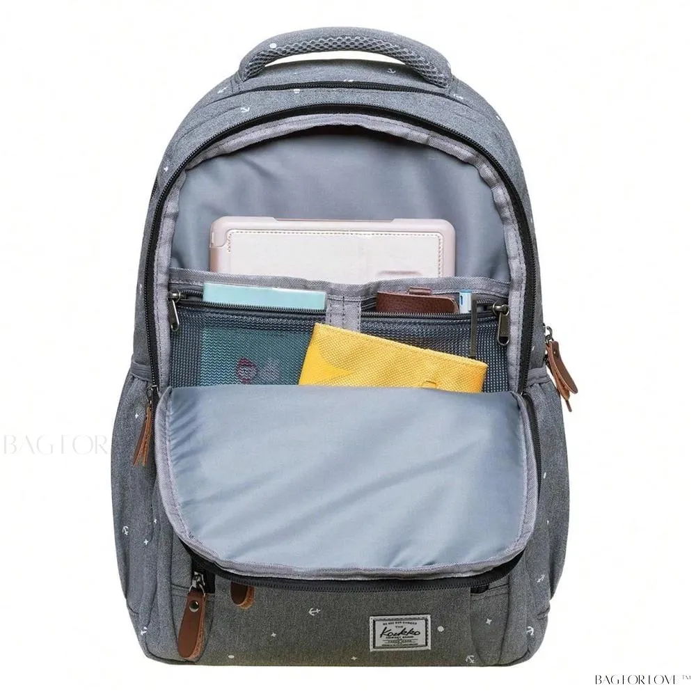 BagForLove - Ultimate College Companion Waterproof Student Backpack for Laptop and Books