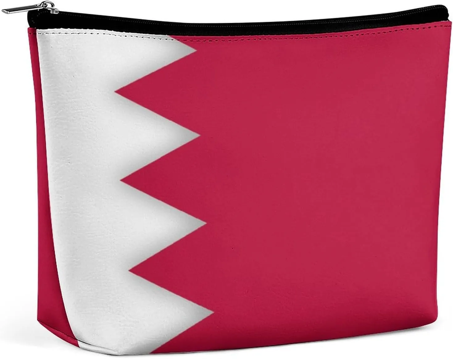 Bahrain Flag Travel Cosmetic Bag Lightweight Makeup Organizer for Women