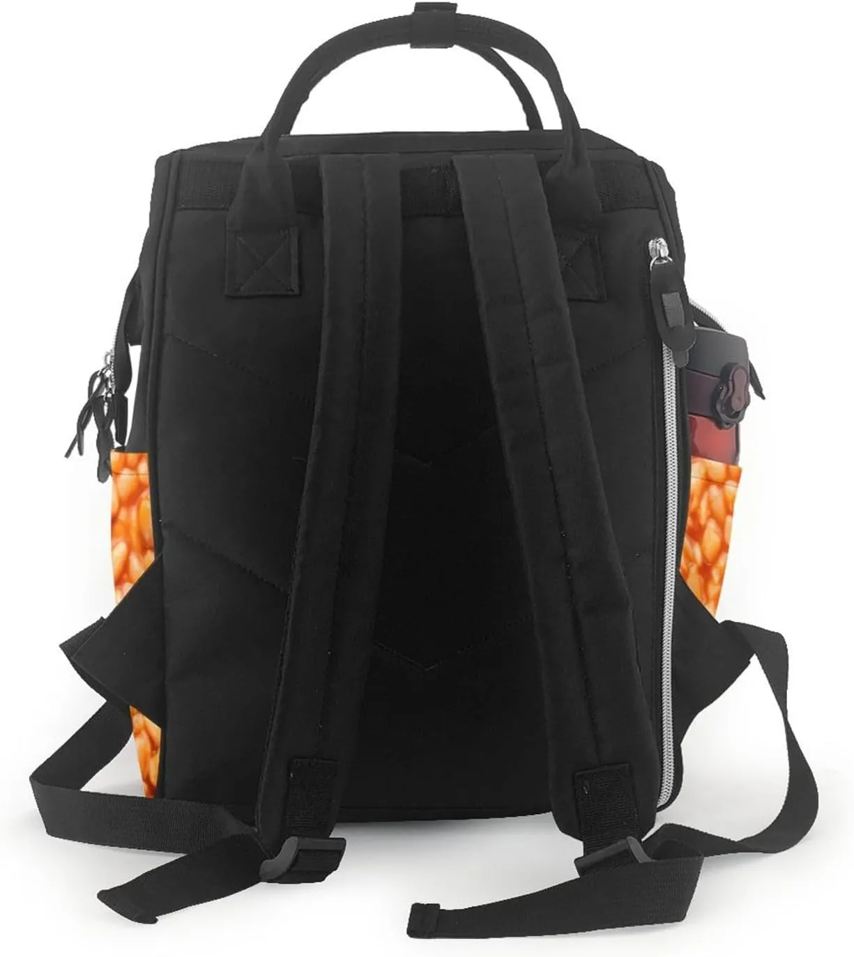Baked Beans Diaper Bag Backpack For Baby Girls, Mom Waterproof Large Nappy Bags For Women